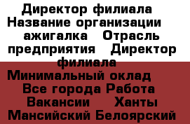 Директор филиала › Название организации ­ Zажигалка › Отрасль предприятия ­ Директор филиала › Минимальный оклад ­ 1 - Все города Работа » Вакансии   . Ханты-Мансийский,Белоярский г.